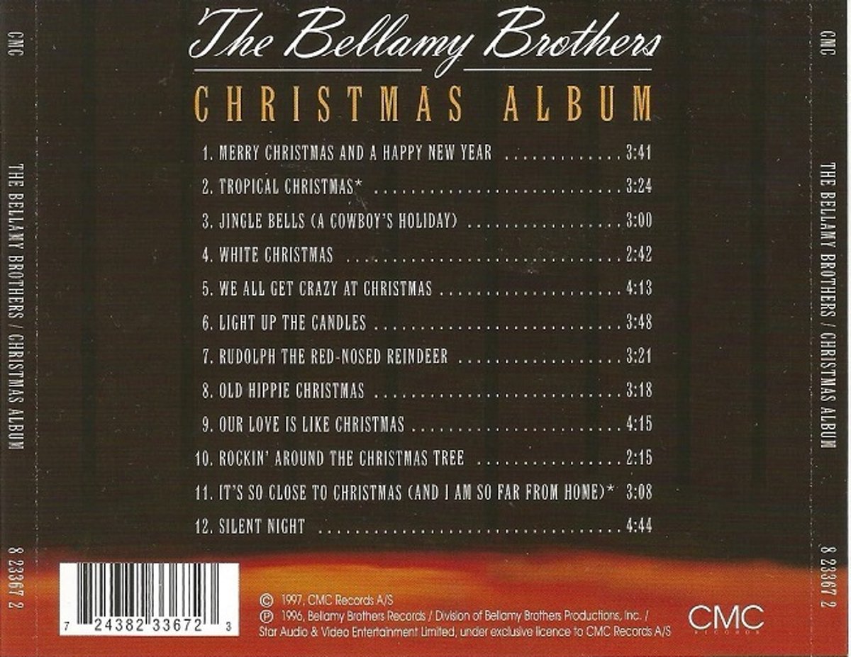 The Bellamy Brothers  Tropical Christmas : Back